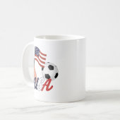 Amerikaanse Voetbal Trots Koffiemok (Voorkant links)