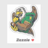 Amerikaanse voetbal valk sticker (Vel)