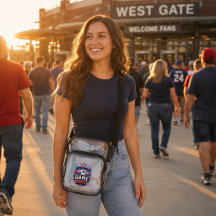 Amerikaanse Voetbalfan Transparante Stadiontas