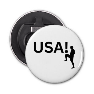 Amerikaanse voetballer button flesopener