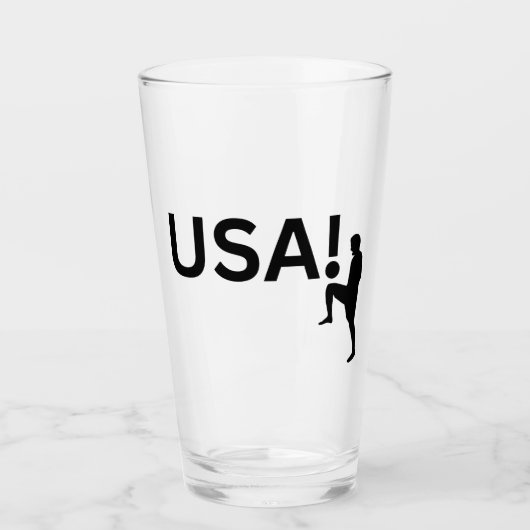 Amerikaanse voetballer glas (Voorkant)