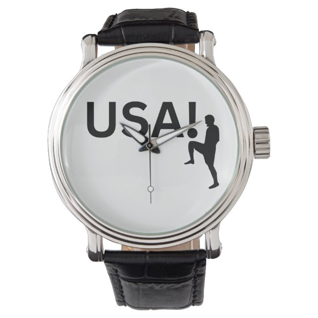Amerikaanse voetballer horloge (Voorkant)