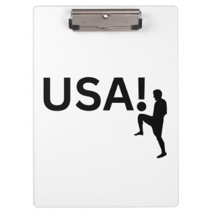 Amerikaanse voetballer klembord