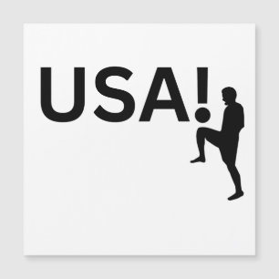 Amerikaanse voetballer magnetische uitnodiging