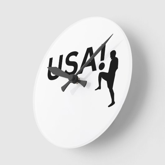 Amerikaanse voetballer ronde klok (Hoek)