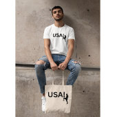 Amerikaanse voetballer tote bag