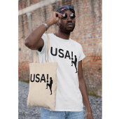 Amerikaanse voetballer tote bag