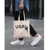 Amerikaanse voetballer tote bag