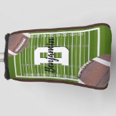 Amerikaanse voetbalputter golfheadcover (Voorkant)