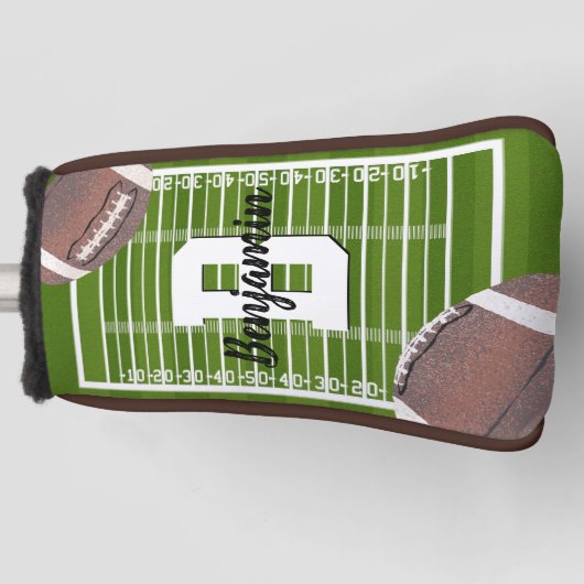Amerikaanse voetbalputter golfheadcover (Voorkant)