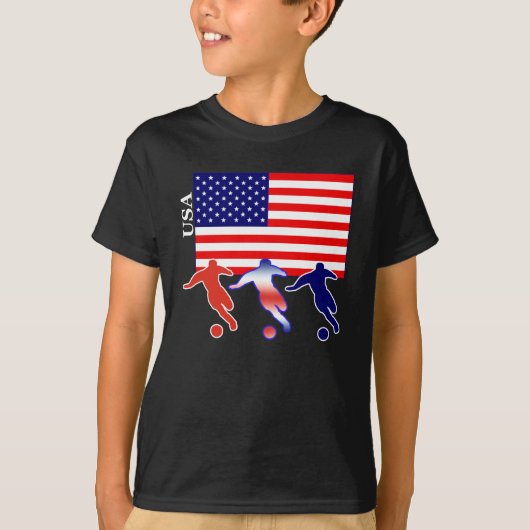 Amerikaanse voetenspelers t-shirt (Voorkant)