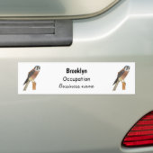 Amerikaanse vogelafbeelding bumpersticker (Op auto)