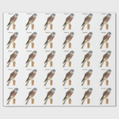 Amerikaanse vogelafbeelding cadeaupapier (Vlak)