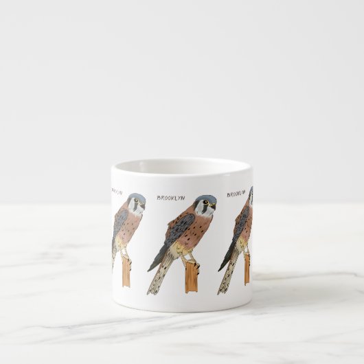Amerikaanse vogelafbeelding espresso kop (Voorkant)