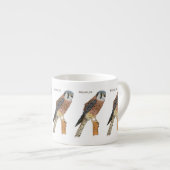 Amerikaanse vogelafbeelding espresso kop (Voorkant rechts)