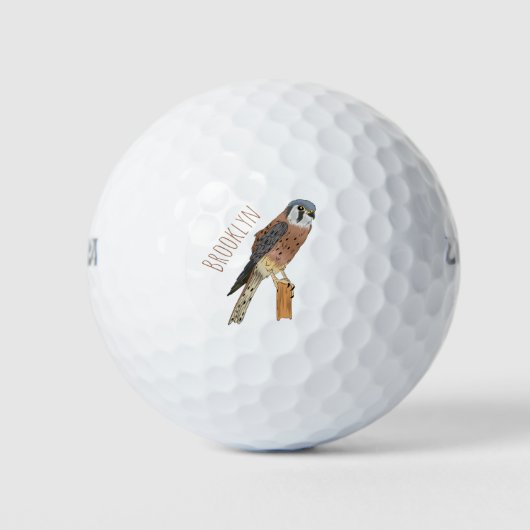 Amerikaanse vogelafbeelding golfballen (Voorkant)