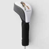 Amerikaanse vogelafbeelding golfheadcover (Schuin)