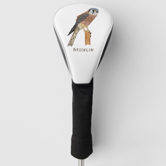 Amerikaanse vogelafbeelding golfheadcover (Voorkant)