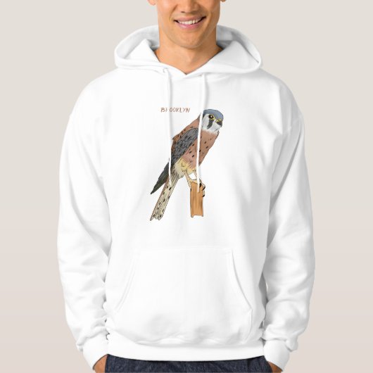 Amerikaanse vogelafbeelding hoodie (Voorkant)