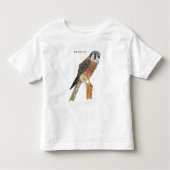 Amerikaanse vogelafbeelding kinder shirts (Voorkant)