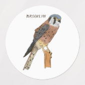 Amerikaanse vogelafbeelding labels (Design 1)