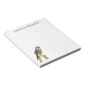 Amerikaanse vogelafbeelding notitieblok (Schuin)