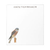 Amerikaanse vogelafbeelding notitieblok (Voorkant)