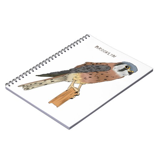 Amerikaanse vogelafbeelding notitieboek (Linkerzijde)