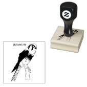 Amerikaanse vogelafbeelding rubberstempel (Gestempeld)