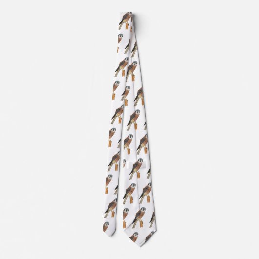 Amerikaanse vogelafbeelding stropdas (Achterkant)