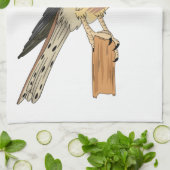 Amerikaanse vogelafbeelding theedoek (Gevouwen)