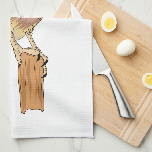 Amerikaanse vogelafbeelding theedoek (Quarter Fold)