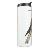 Amerikaanse vogelafbeelding thermosbeker (Gedraaid links)