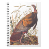 Amerikaanse vogels in het wild - herfst van Turkij Notitieboek (Voorkant)