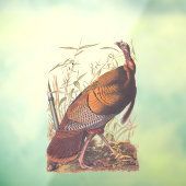 Amerikaanse vogels in het wild - herfst van Turkij Raamsticker (Vel 3)