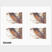 Amerikaanse vogels in het wild - herfst van Turkij Rechthoekige Sticker (Vel)