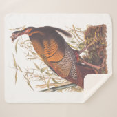 Amerikaanse vogels in het wild - herfst van Turkij Sherpa Deken (Voorkant (horizontaal))