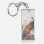 Amerikaanse vogels in het wild - herfst van Turkij Sleutelhanger (Voorkant Links)
