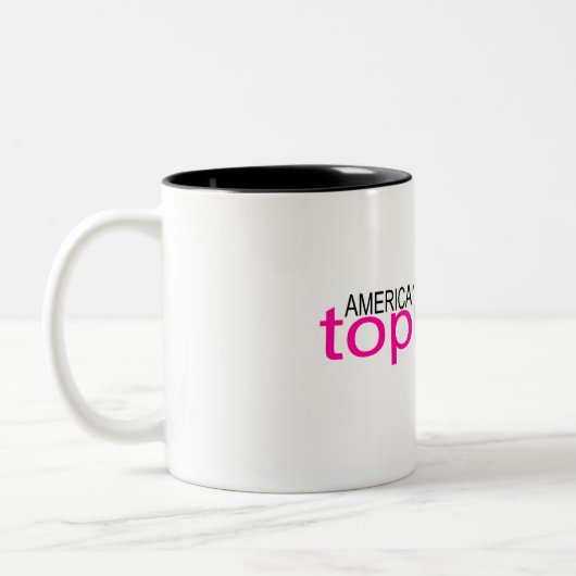 Amerikaanse volgende topmammie tweekleurige koffiemok (Links)