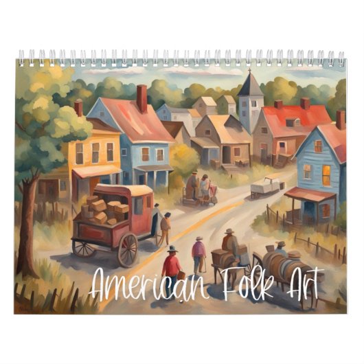Amerikaanse volkskunstkalender kalender (Hoes)