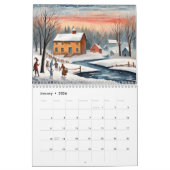 Amerikaanse volkskunstkalender kalender (Jan 2026)