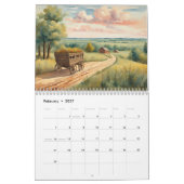 Amerikaanse volkskunstkalender kalender (Feb 2027)