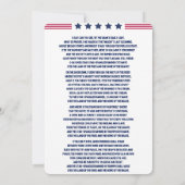 Amerikaanse volkslied LYRICS (Achterkant)