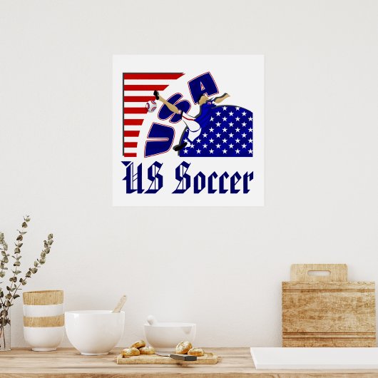 Amerikaanse volleyvoetballiefhebbers: cadeaus van  poster (Keuken)