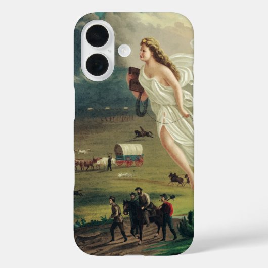 Amerikaanse vooruitgang door John Gast Case-Mate iPhone Case (Achterkant)