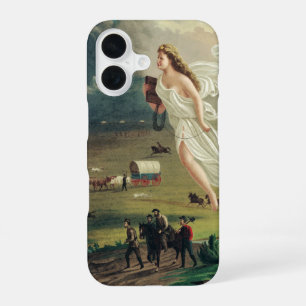 Amerikaanse vooruitgang door John Gast iPhone 16 Hoesje