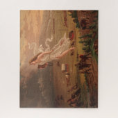 Amerikaanse vooruitgang, John Gast 1872 Legpuzzel (Verticaal)