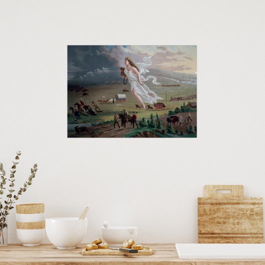 AMERIKAANSE VOORUITGANG POSTER (Keuken)