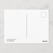 Amerikaanse vork briefkaart (Achterkant)