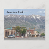 Amerikaanse vork briefkaart (Voorkant)